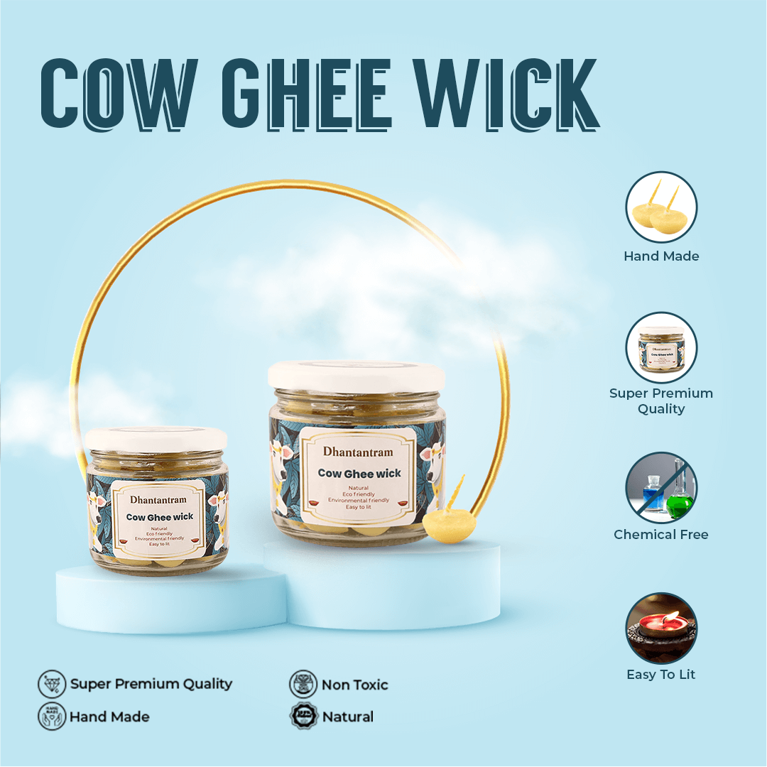 Dhantantram Premium Cow Ghee Wick Dhantantram
