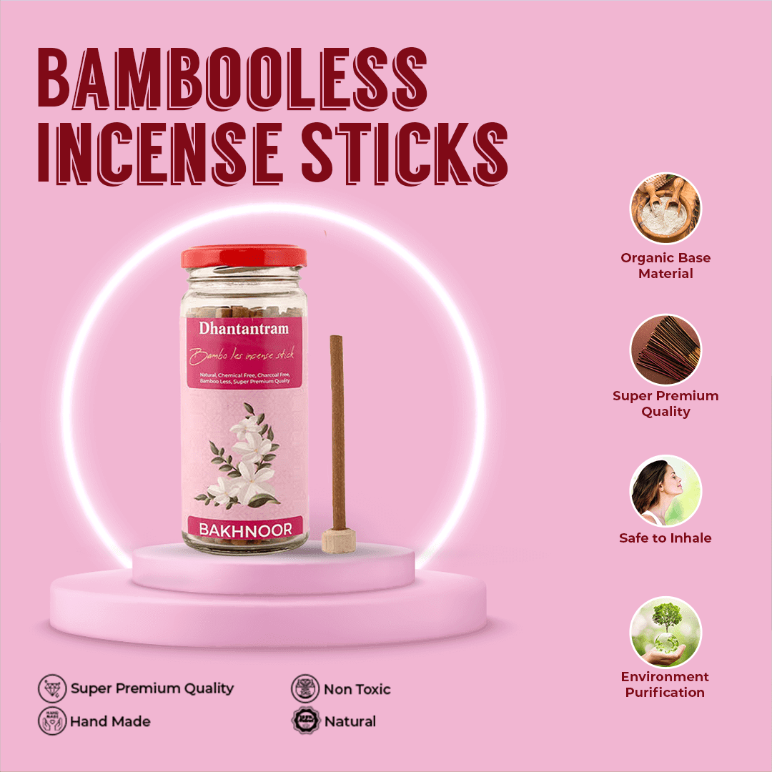 Premium Cow dung Bakhnoor Bambooless Incense Stick
