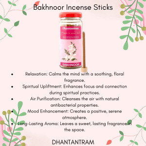 Premium Cow dung Baknoor Bambooless Incense Stick (30 pieces supply with stand)